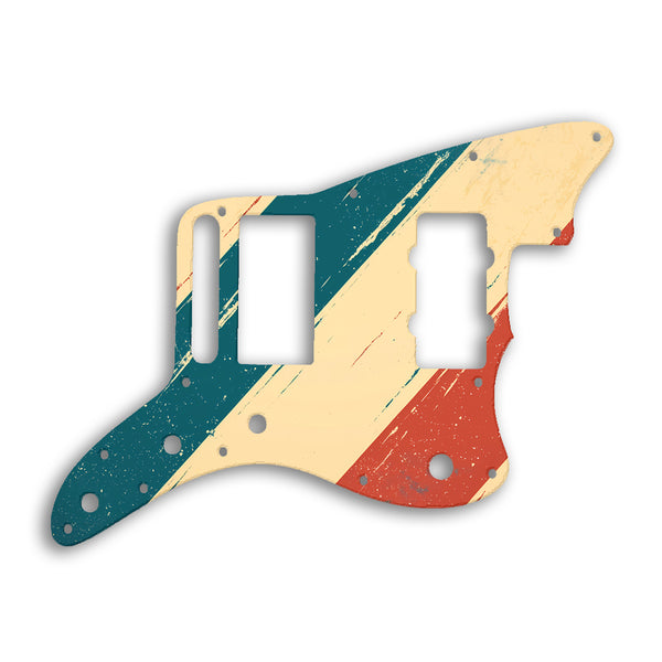 Fender Jazzmaster Blacktop Custom Pickguard Scratchplate RETRO Design