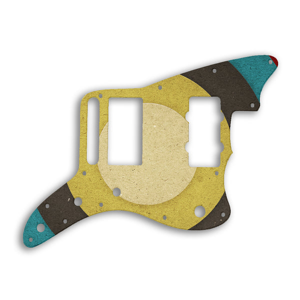 Fender Jazzmaster Blacktop Custom Pickguard Scratchplate RETRO Design