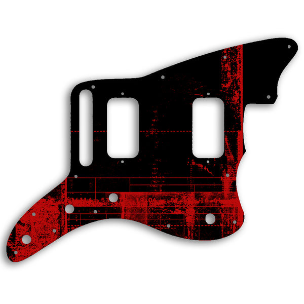 Fender Jazzmaster HH Custom Pickguard Scratchplate ABSTRACT Design