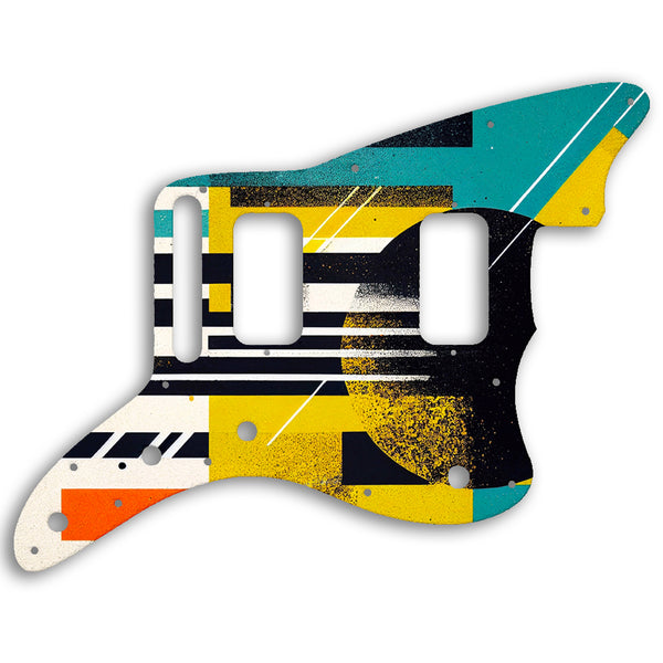 Fender Jazzmaster HH Custom Pickguard Scratchplate ABSTRACT Design