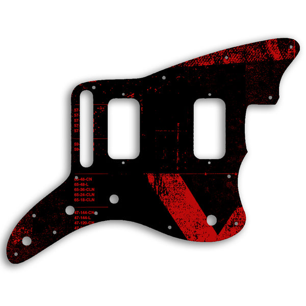 Fender Jazzmaster HH Custom Pickguard Scratchplate ABSTRACT Design