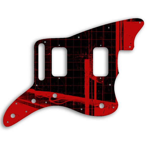 Fender Jazzmaster HH Custom Pickguard Scratchplate ABSTRACT Design