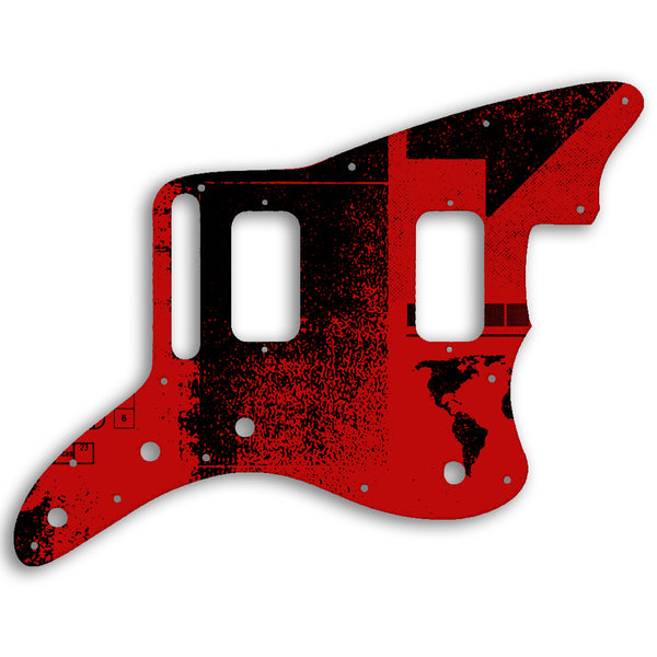 Fender Jazzmaster HH Custom Pickguard Scratchplate ABSTRACT Design