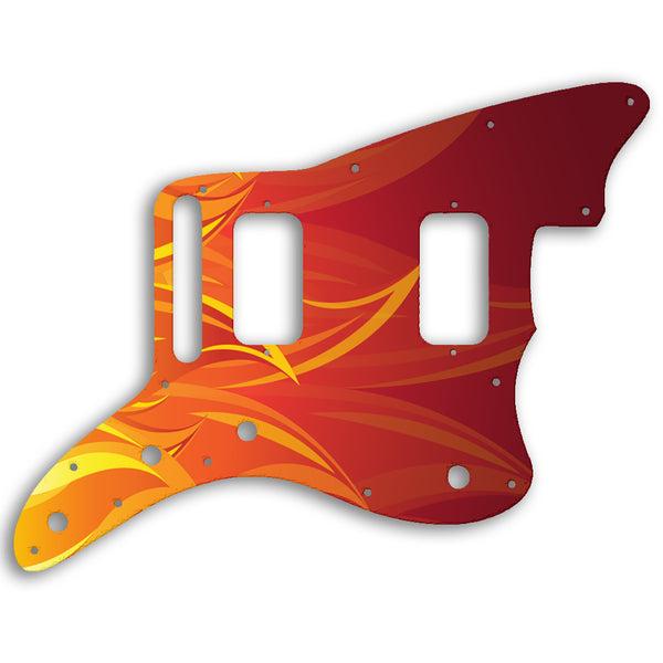 Fender Jazzmaster HH Custom Pickguard Scratchplate Fire Design