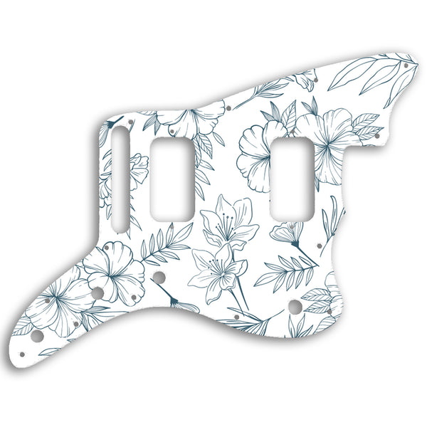 Fender Jazzmaster HH Custom Pickguard Scratchplate Floral Design