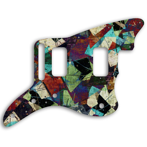 Fender Jazzmaster HH Custom Pickguard Scratchplate GEOMETRIC Design