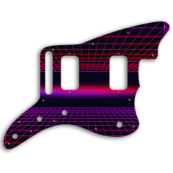 Fender Jazzmaster HH Custom Pickguard Scratchplate TRON Design