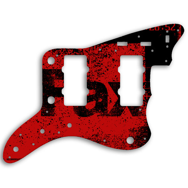 Fender Jazzmaster Made In Japan Reissue Custom Pickguard Scratchplate ABSTRACT Design