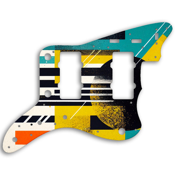 Fender Jazzmaster Made In Japan Reissue Custom Pickguard Scratchplate ABSTRACT Design