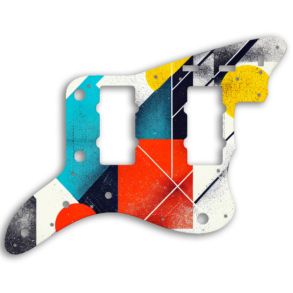 Fender Jazzmaster Made In Japan Reissue Custom Pickguard Scratchplate ABSTRACT Design