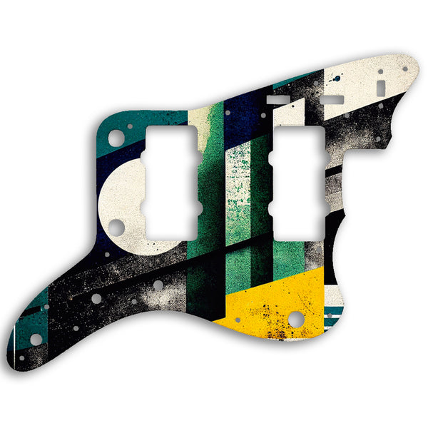 Fender Jazzmaster Made In Japan Reissue Custom Pickguard Scratchplate ABSTRACT Design