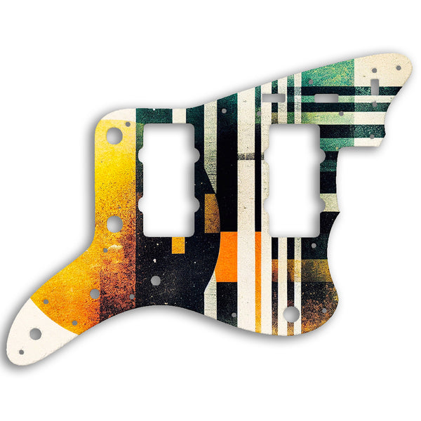 Fender Jazzmaster Made In Japan Reissue Custom Pickguard Scratchplate ABSTRACT Design