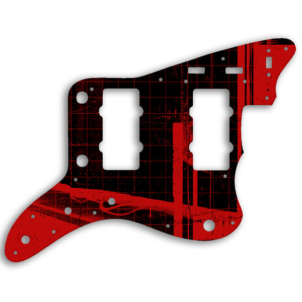 Fender Jazzmaster Made In Japan Reissue Custom Pickguard Scratchplate ABSTRACT Design