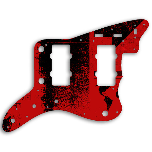 Fender Jazzmaster Made In Japan Reissue Custom Pickguard Scratchplate ABSTRACT Design