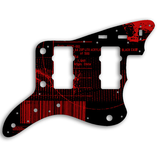 Fender Jazzmaster Made In Japan Reissue Custom Pickguard Scratchplate ABSTRACT Design