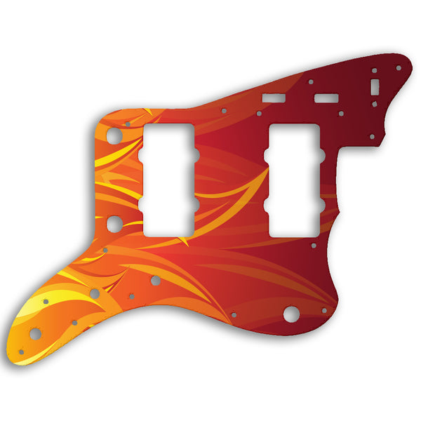 Fender Jazzmaster Made In Japan Reissue Custom Pickguard Scratchplate Fire Design