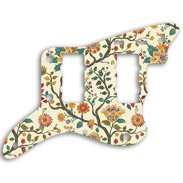 Fender Jazzmaster Made In Japan Reissue Custom Pickguard Scratchplate INDIAN_FLORAL Design