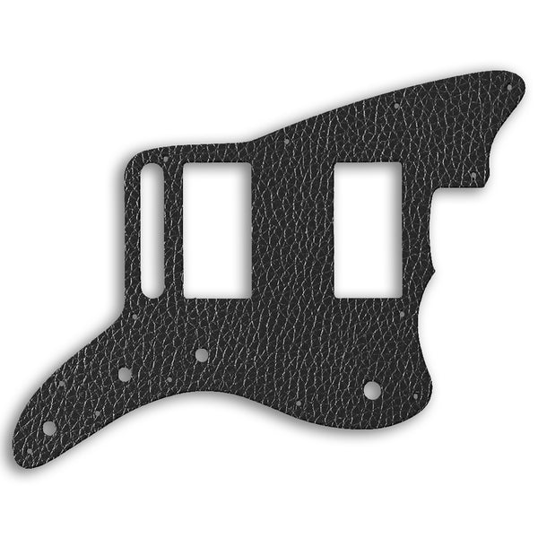 Fender Jazzmaster Special Edition Blacktop HH Custom Pickguard Scratchplate Leather Design