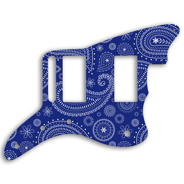 Fender Jazzmaster Special Edition Blacktop HH Custom Pickguard Scratchplate Paisley Design