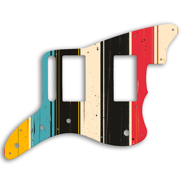 Fender Jazzmaster Special Edition Blacktop HH Custom Pickguard Scratchplate RETRO Design