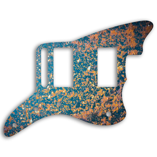 Fender Jazzmaster Special Edition Blacktop HH Custom Pickguard Scratchplate Rust Design