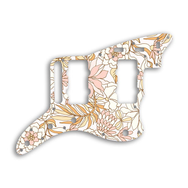 Fender Jazzmaster Special Custom Pickguard Scratchplate FLOWERS Design