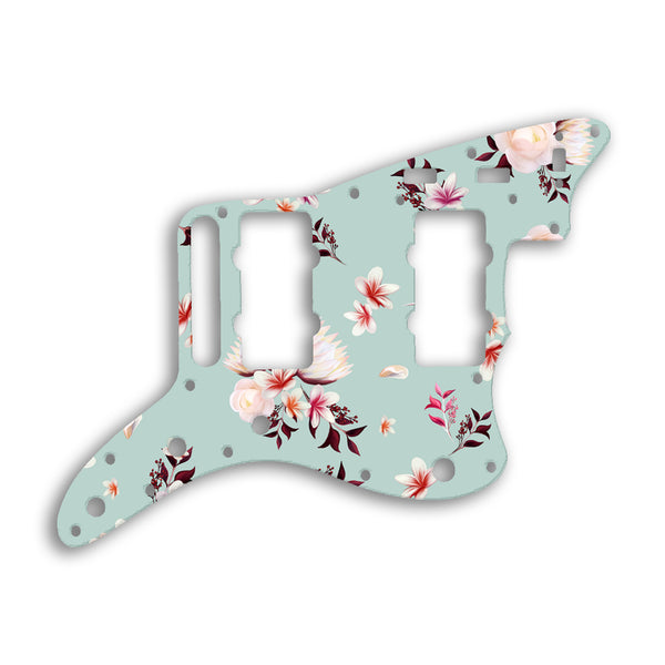 Fender Jazzmaster Special Custom Pickguard Scratchplate FLOWERS Design