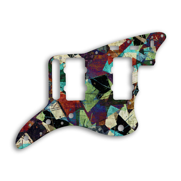 Fender Jazzmaster Special Custom Pickguard Scratchplate GEOMETRIC Design