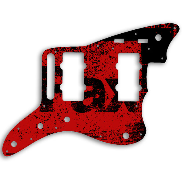 Fender Jazzmaster Troy Van Leeuwen Custom Pickguard Scratchplate ABSTRACT Design