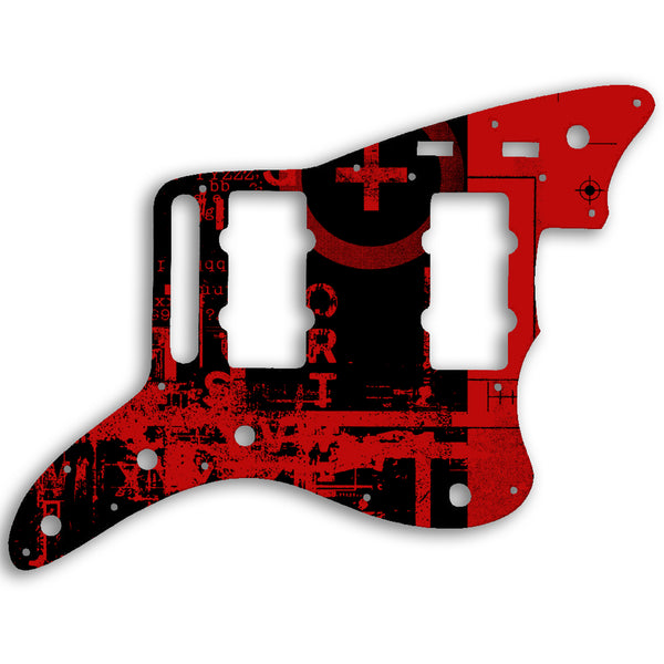 Fender Jazzmaster Troy Van Leeuwen Custom Pickguard Scratchplate ABSTRACT Design