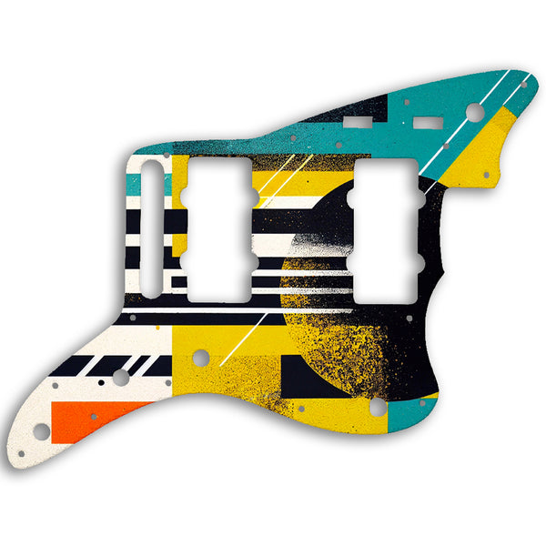 Fender Jazzmaster Troy Van Leeuwen Custom Pickguard Scratchplate ABSTRACT Design