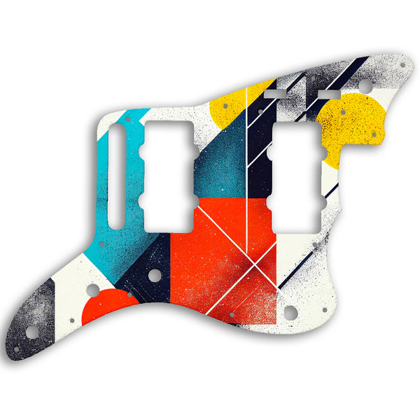 Fender Jazzmaster Troy Van Leeuwen Custom Pickguard Scratchplate ABSTRACT Design