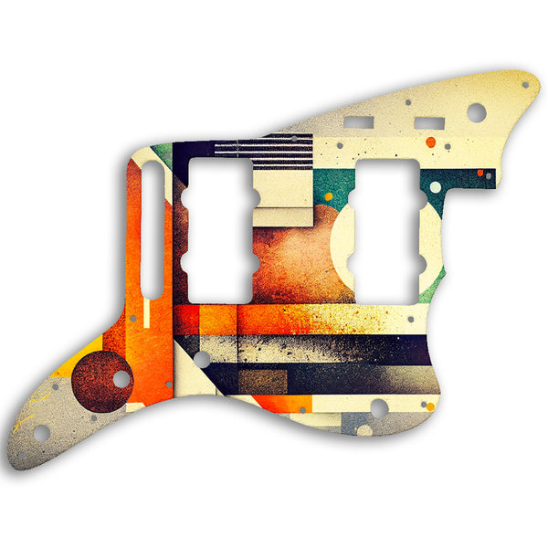 Fender Jazzmaster Troy Van Leeuwen Custom Pickguard Scratchplate ABSTRACT Design