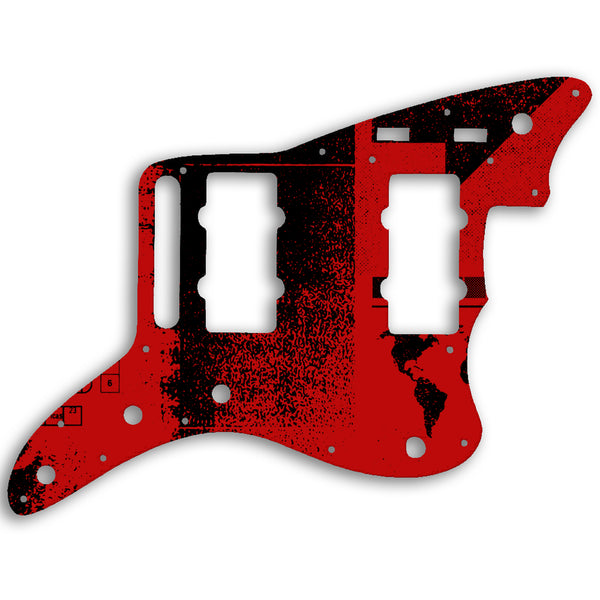 Fender Jazzmaster Troy Van Leeuwen Custom Pickguard Scratchplate ABSTRACT Design