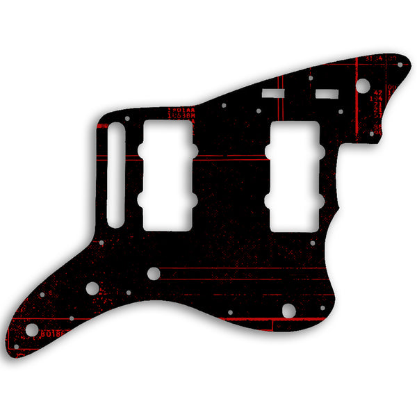 Fender Jazzmaster Troy Van Leeuwen Custom Pickguard Scratchplate ABSTRACT Design