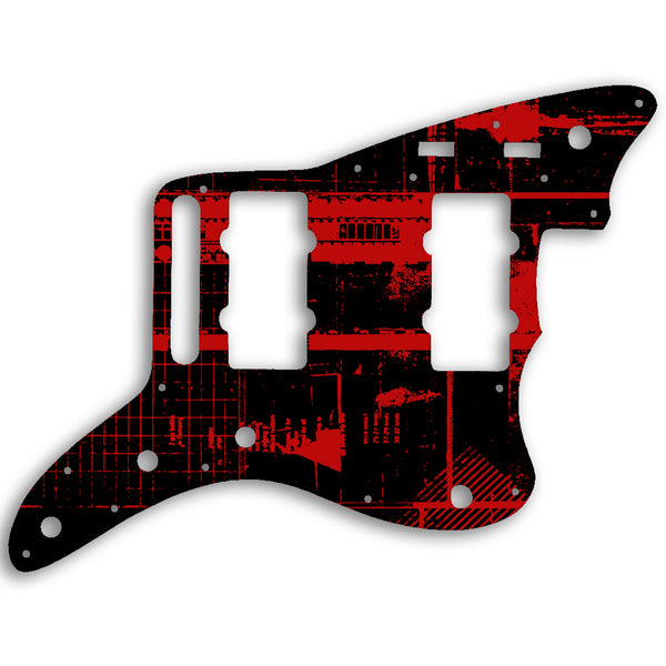 Fender Jazzmaster Troy Van Leeuwen Custom Pickguard Scratchplate ABSTRACT Design