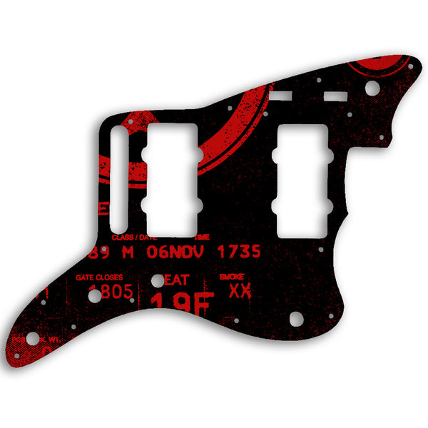 Fender Jazzmaster Troy Van Leeuwen Custom Pickguard Scratchplate ABSTRACT Design