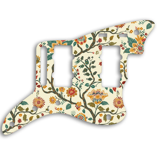 Fender Jazzmaster Troy Van Leeuwen Custom Pickguard Scratchplate INDIAN_FLORAL Design