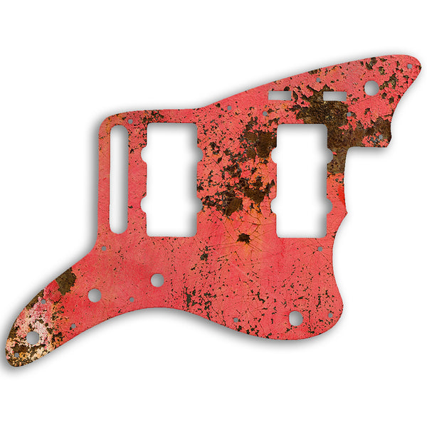 Fender Jazzmaster Troy Van Leeuwen Custom Pickguard Scratchplate Rust Design