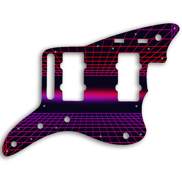 Fender Jazzmaster Troy Van Leeuwen Custom Pickguard Scratchplate TRON Design