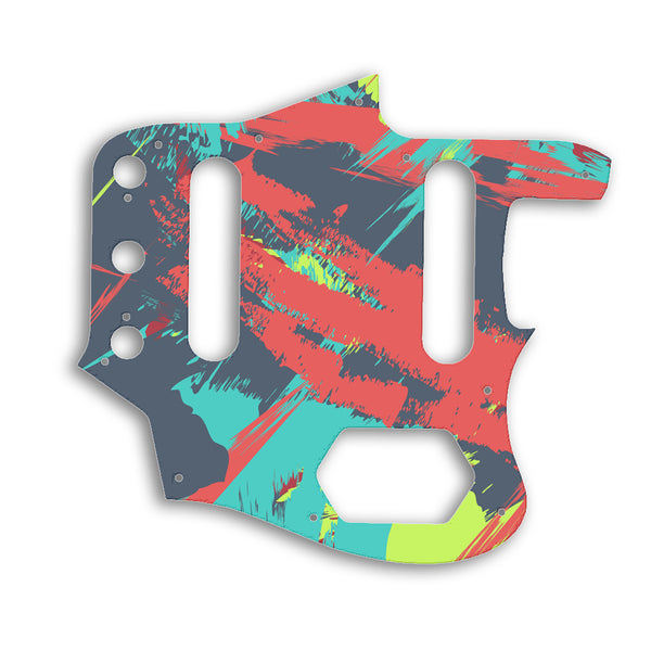 Fender Johnny Marr Jaguar Custom Pickguard Scratchplate PAINT Design