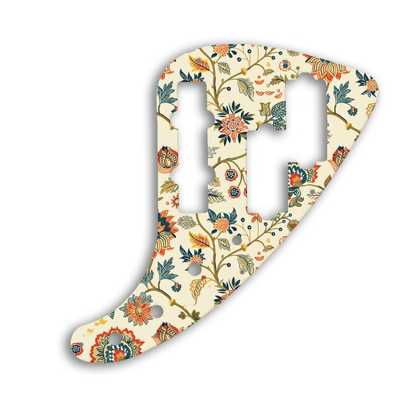 Fender JP-90 Jazz Bass Custom Pickguard Scratchplate INDIAN_FLORAL Design