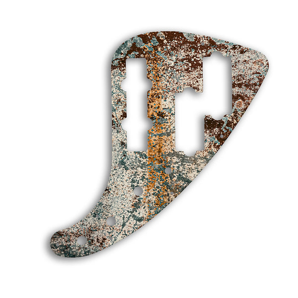 Fender JP-90 Jazz Bass Custom Pickguard Scratchplate Rust Design