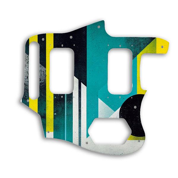 Fender Kurt Cobain Signature Series Jaguar Custom Pickguard Scratchplate ABSTRACT Design