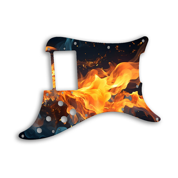 Fender Lead I Custom Pickguard Scratchplate Fire Design