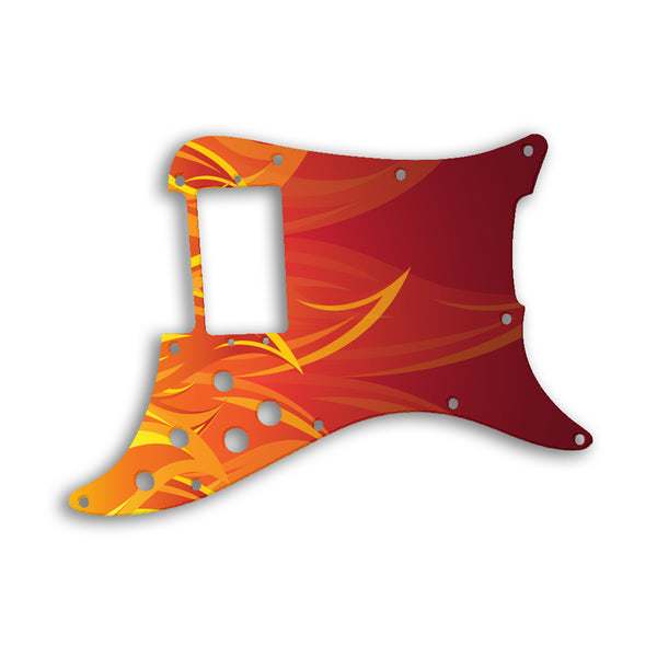 Fender Lead I Custom Pickguard Scratchplate Fire Design