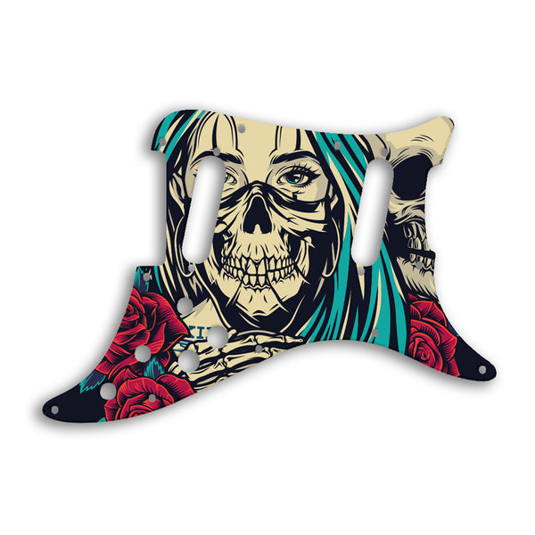 Fender Lead II Custom Pickguard Scratchplate Skull Design