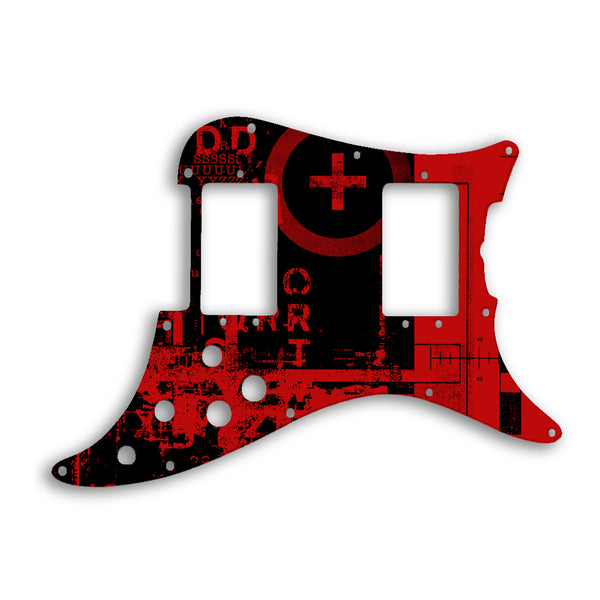 Fender Lead III Custom Pickguard Scratchplate ABSTRACT Design