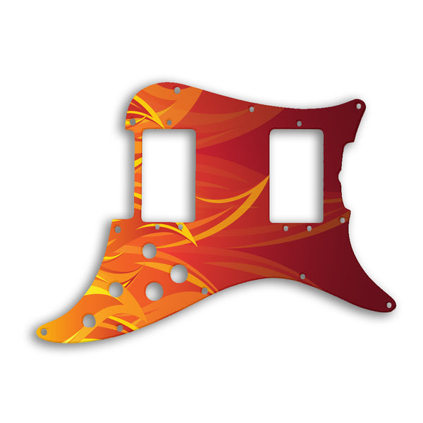 Fender Lead III Custom Pickguard Scratchplate Fire Design