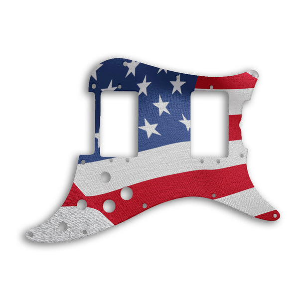 Fender Lead III Custom Pickguard Scratchplate Flag Design